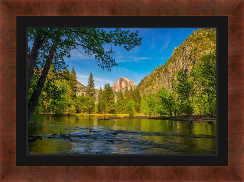 Half Dome Above Merced River Yosemite Natl Park Photo Print | Photos by ...