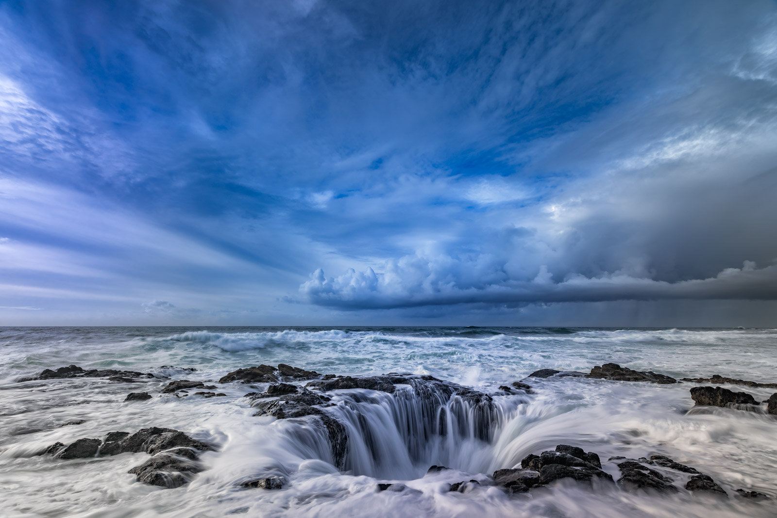 Thors Well Morning Storm Cape Perpetua Oregon Fine Art Print | Photos ...