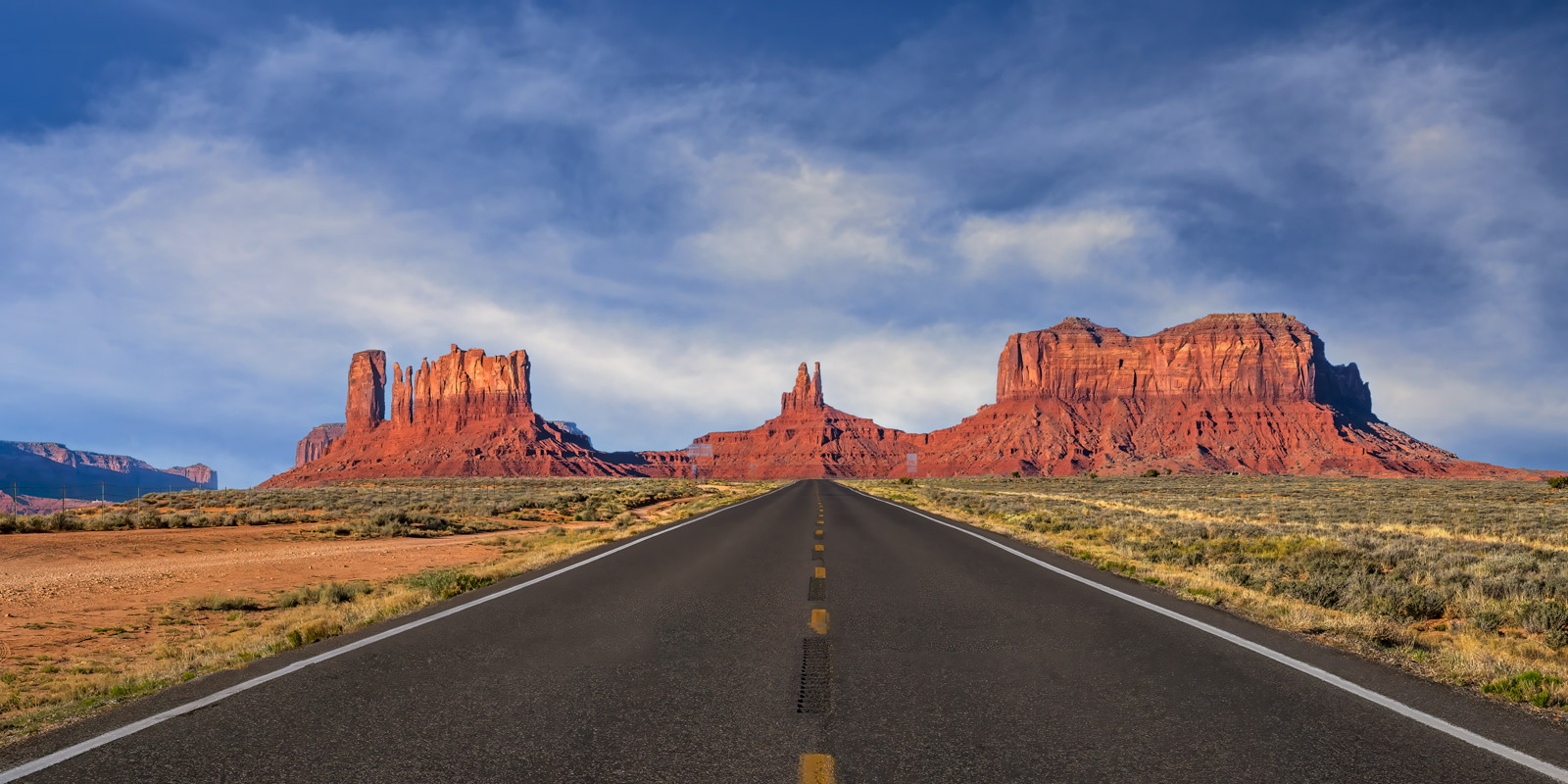 Red Rock Highway Vanishing Point Fine Art Photo Print | Photos by ...